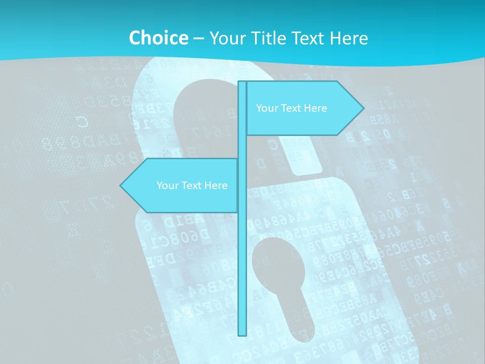 Lock Internet Hack PowerPoint Template