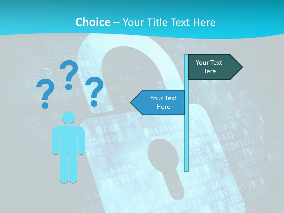 Lock Internet Hack PowerPoint Template