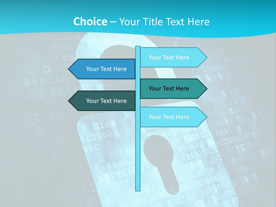 Lock Internet Hack PowerPoint Template