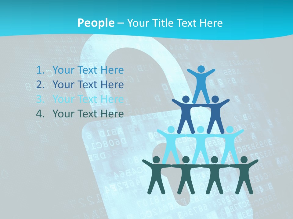 Lock Internet Hack PowerPoint Template