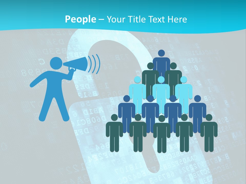 Lock Internet Hack PowerPoint Template