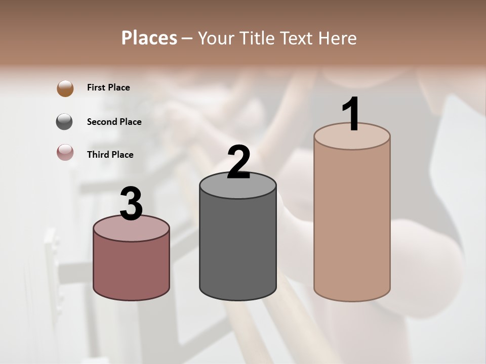 Ballet Shoe Studio Dance Class PowerPoint Template