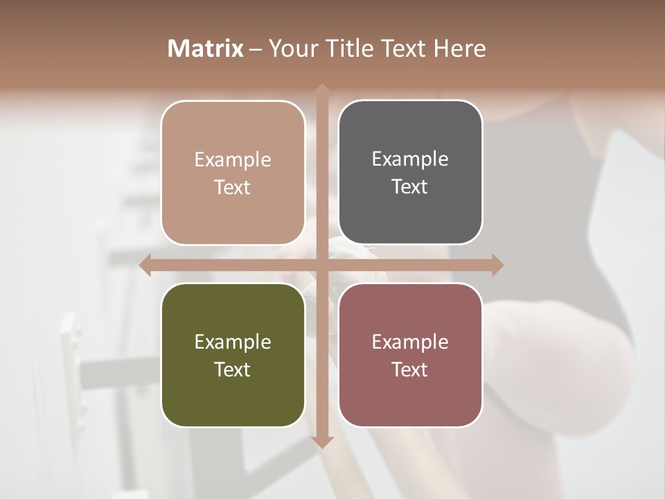 Ballet Shoe Studio Dance Class PowerPoint Template