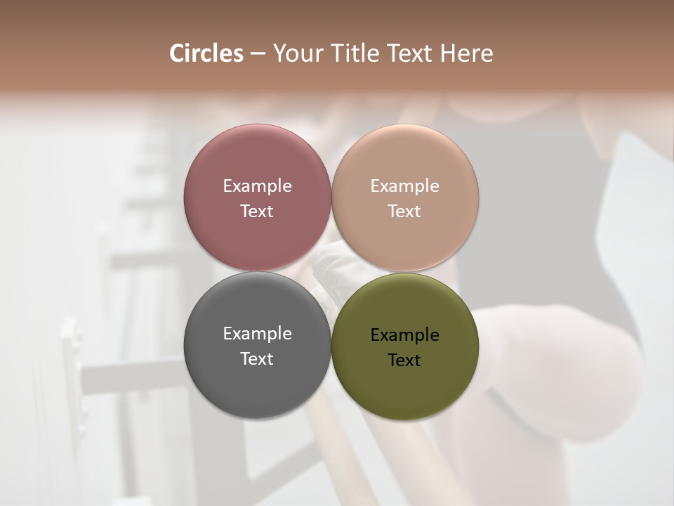 Ballet Shoe Studio Dance Class PowerPoint Template