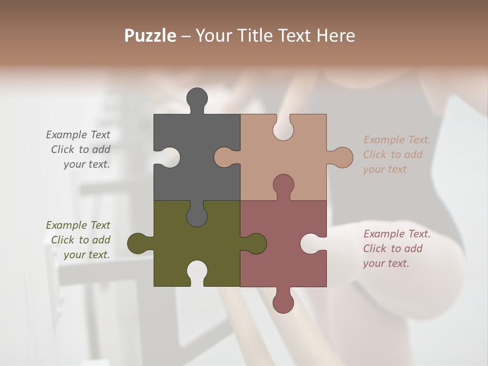 Ballet Shoe Studio Dance Class PowerPoint Template