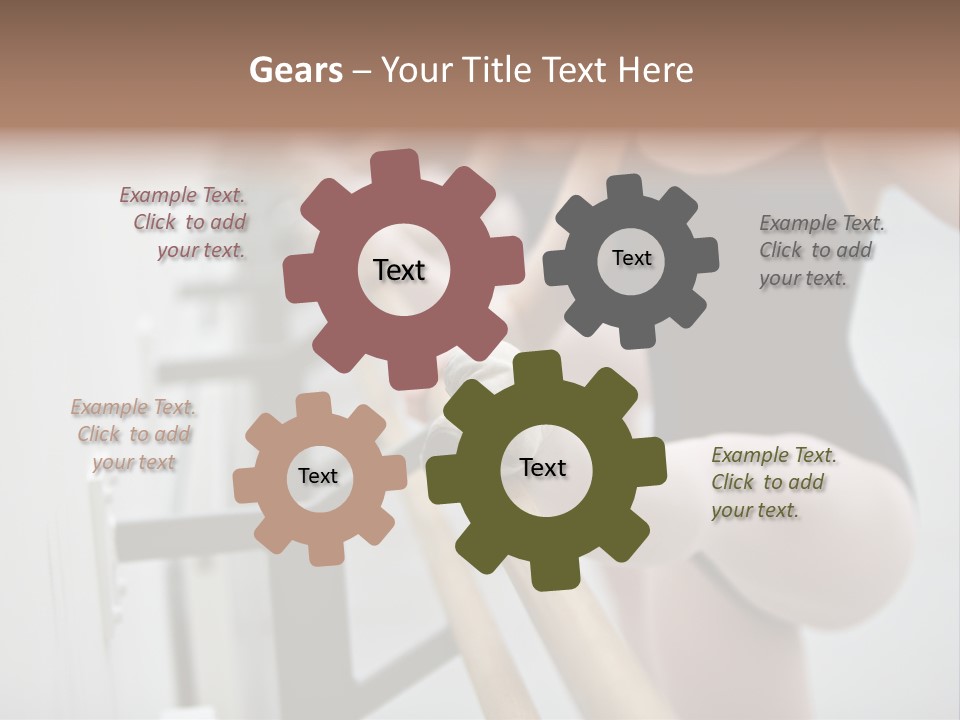 Ballet Shoe Studio Dance Class PowerPoint Template