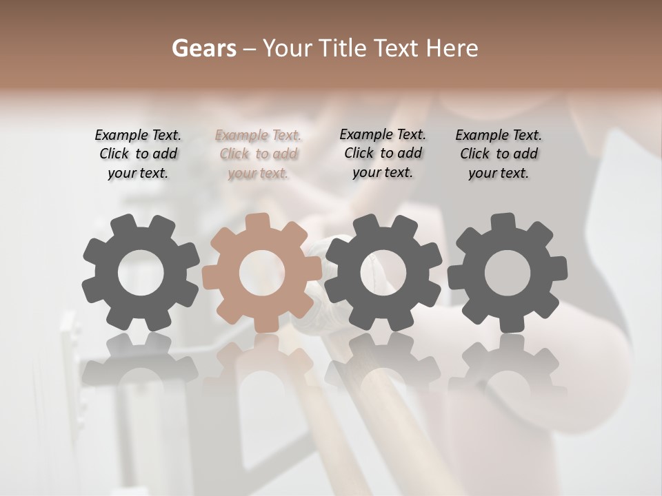 Ballet Shoe Studio Dance Class PowerPoint Template