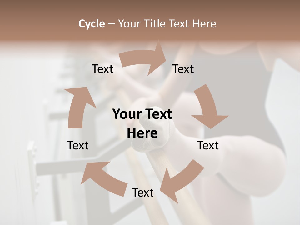 Ballet Shoe Studio Dance Class PowerPoint Template