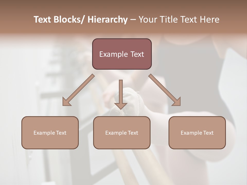 Ballet Shoe Studio Dance Class PowerPoint Template