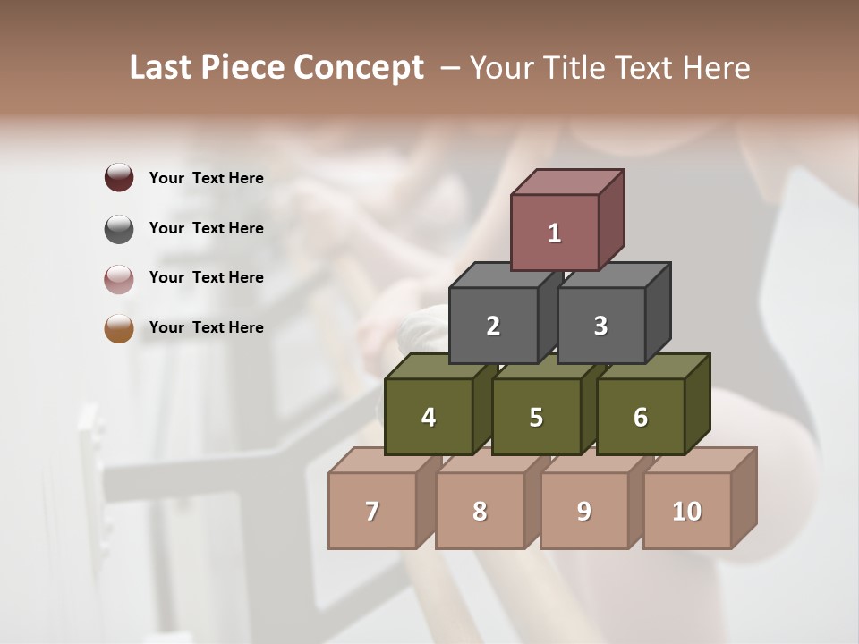 Ballet Shoe Studio Dance Class PowerPoint Template