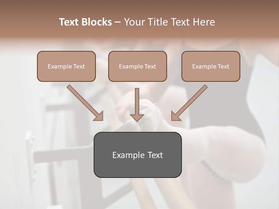 Ballet Shoe Studio Dance Class PowerPoint Template