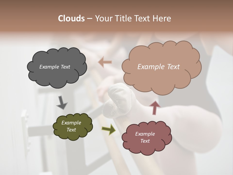 Ballet Shoe Studio Dance Class PowerPoint Template