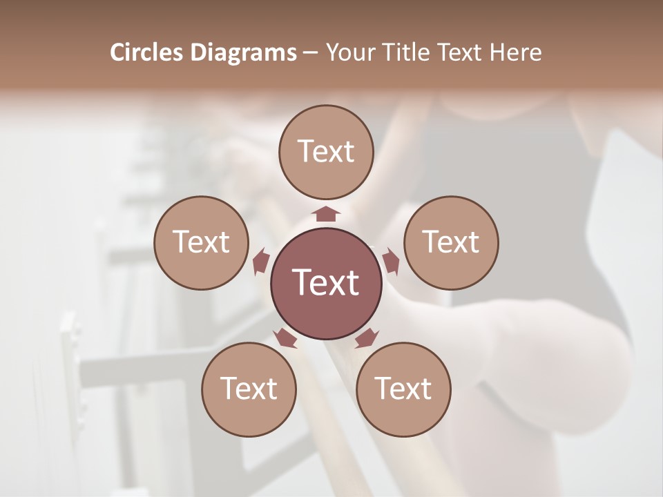 Ballet Shoe Studio Dance Class PowerPoint Template