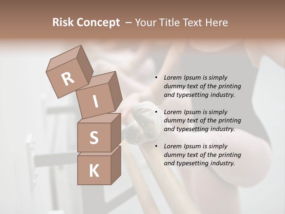 Ballet Shoe Studio Dance Class PowerPoint Template