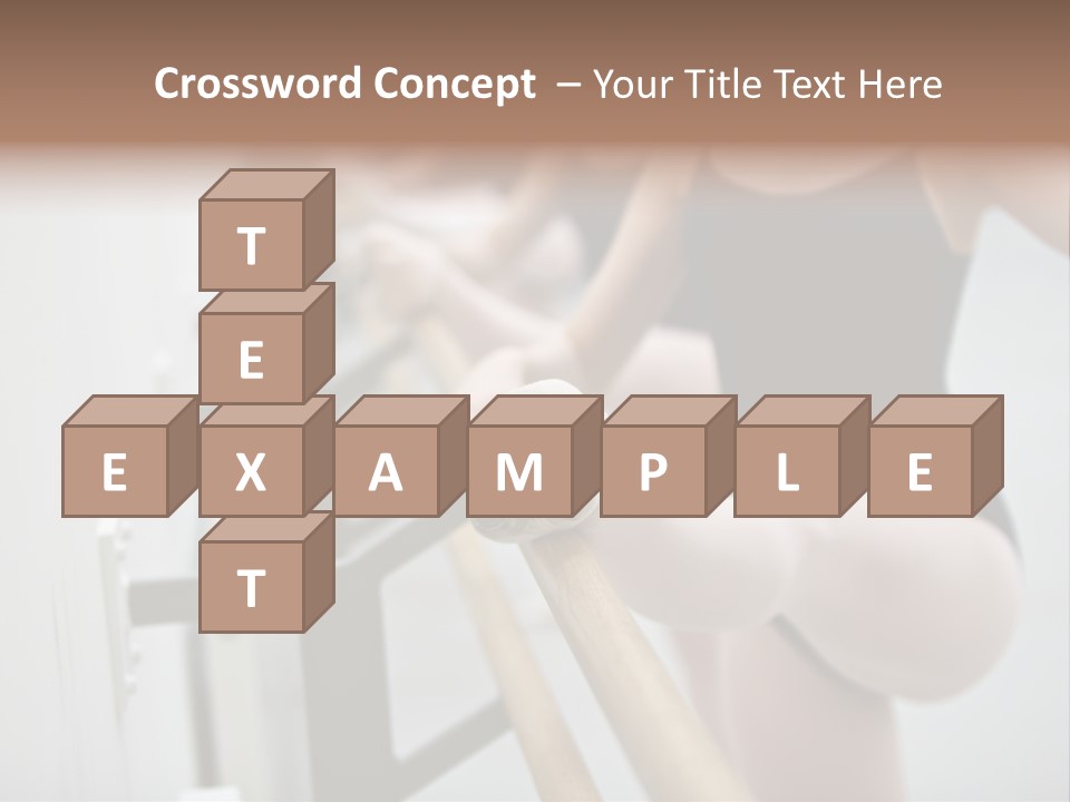 Ballet Shoe Studio Dance Class PowerPoint Template