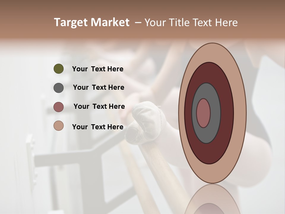 Ballet Shoe Studio Dance Class PowerPoint Template