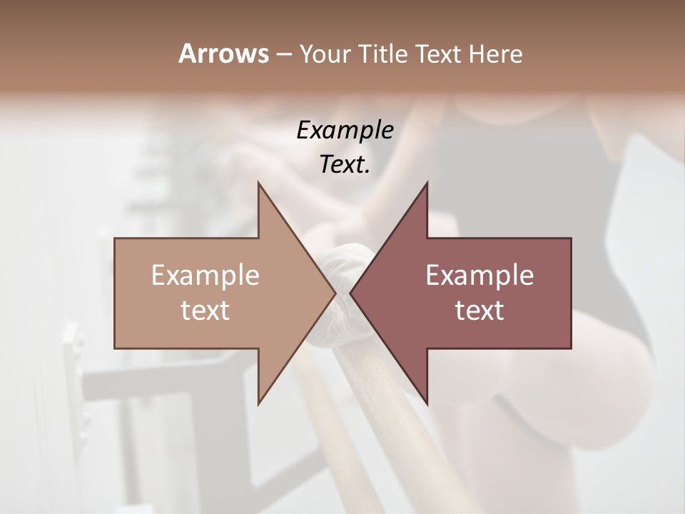 Ballet Shoe Studio Dance Class PowerPoint Template