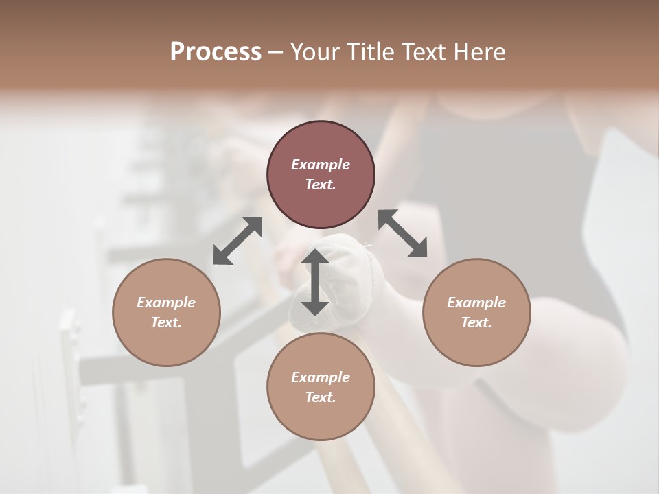 Ballet Shoe Studio Dance Class PowerPoint Template