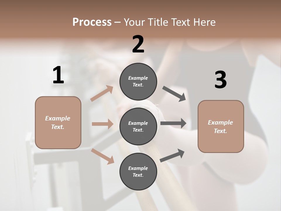 Ballet Shoe Studio Dance Class PowerPoint Template