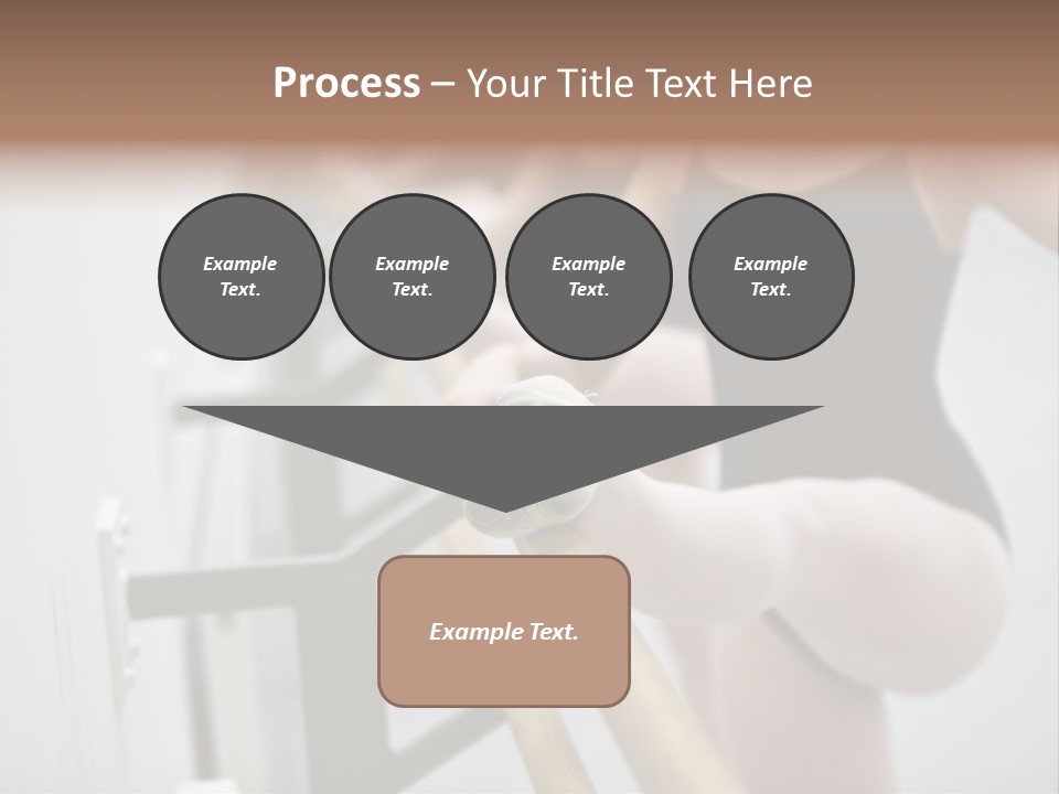Ballet Shoe Studio Dance Class PowerPoint Template