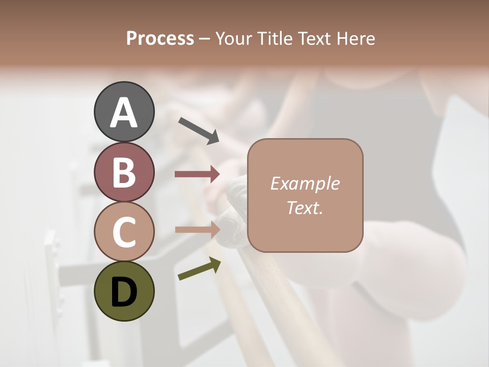 Ballet Shoe Studio Dance Class PowerPoint Template