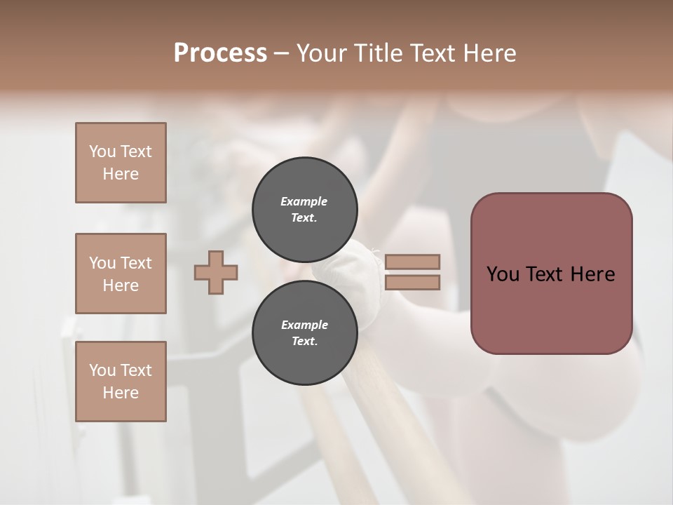 Ballet Shoe Studio Dance Class PowerPoint Template