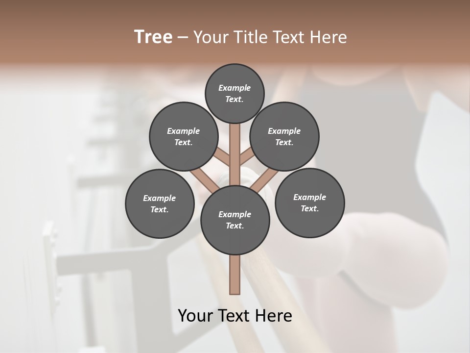 Ballet Shoe Studio Dance Class PowerPoint Template