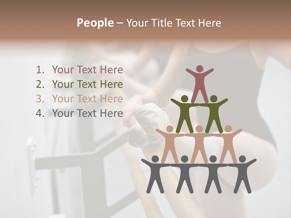 Ballet Shoe Studio Dance Class PowerPoint Template