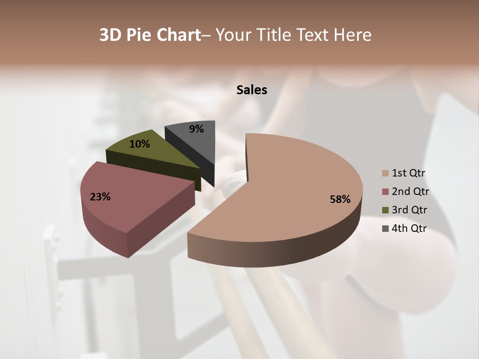 Ballet Shoe Studio Dance Class PowerPoint Template