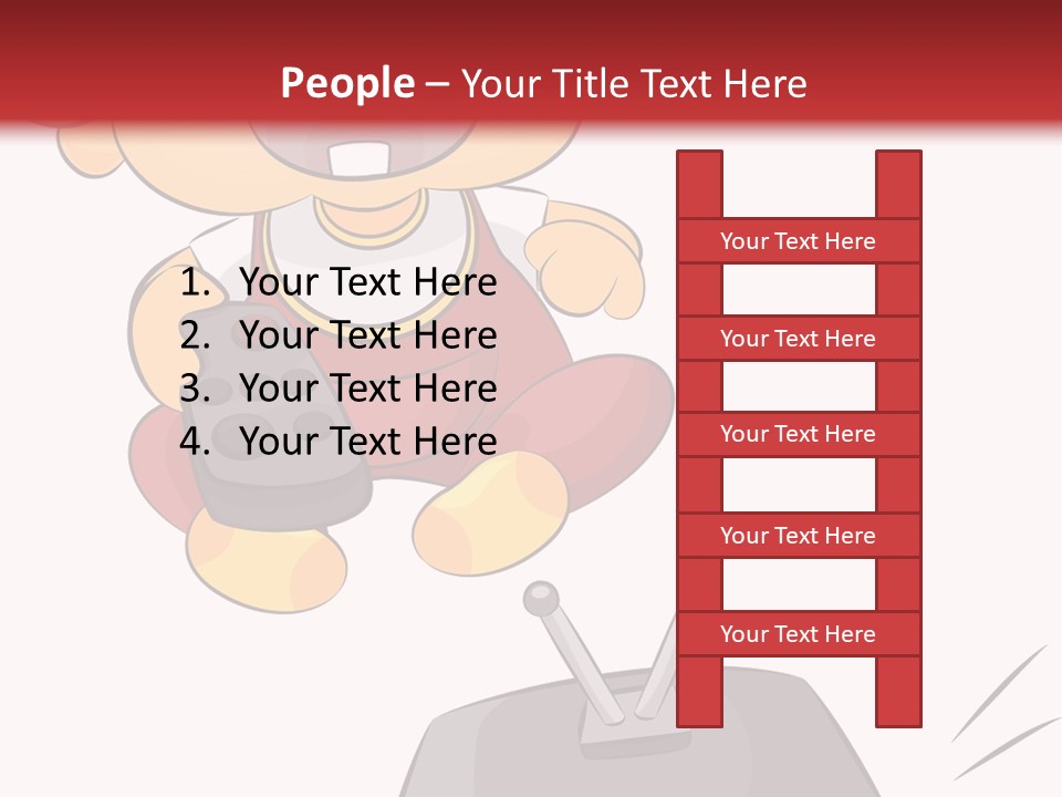 Health Heavyset Cutout PowerPoint Template
