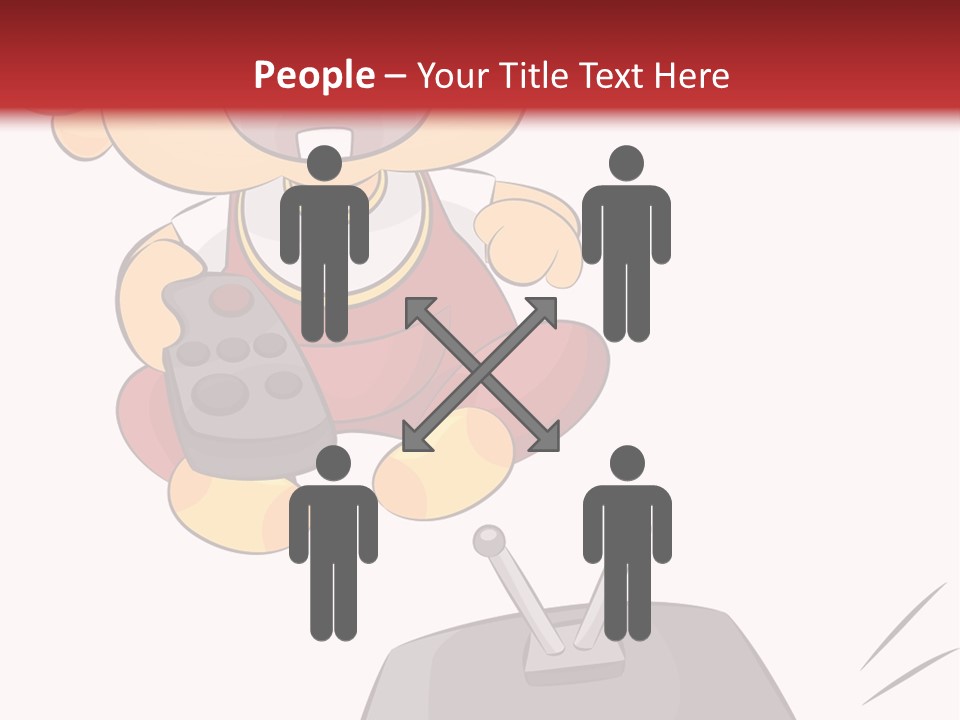 Health Heavyset Cutout PowerPoint Template