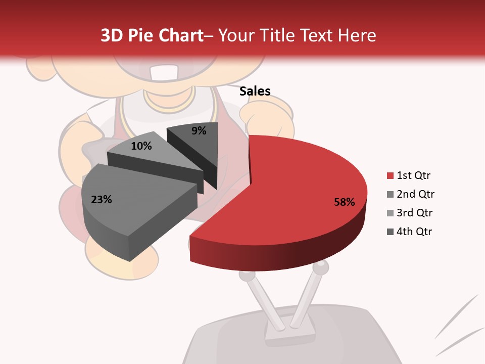 Health Heavyset Cutout PowerPoint Template