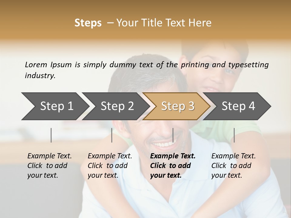 Pudgy Exercise Eps PowerPoint Template