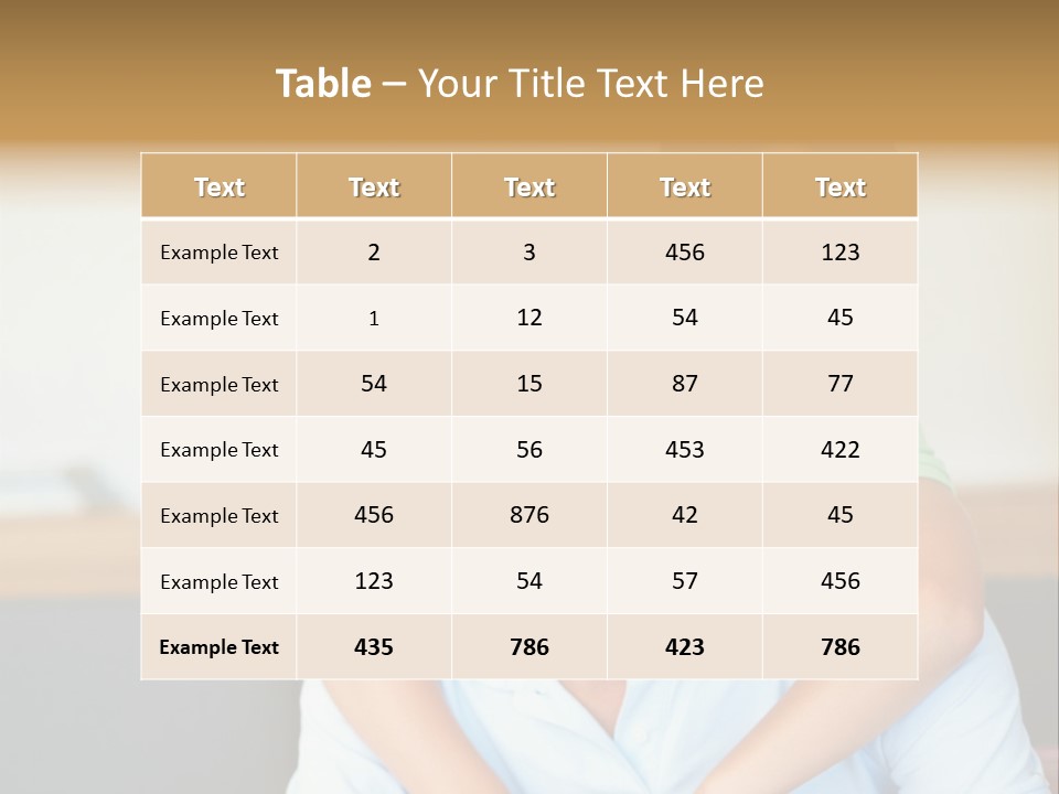 Pudgy Exercise Eps PowerPoint Template