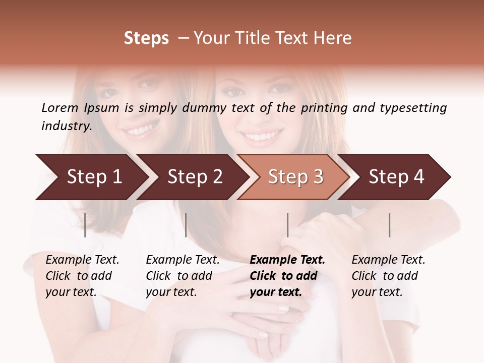 Illustration Pudgy Exercise PowerPoint Template
