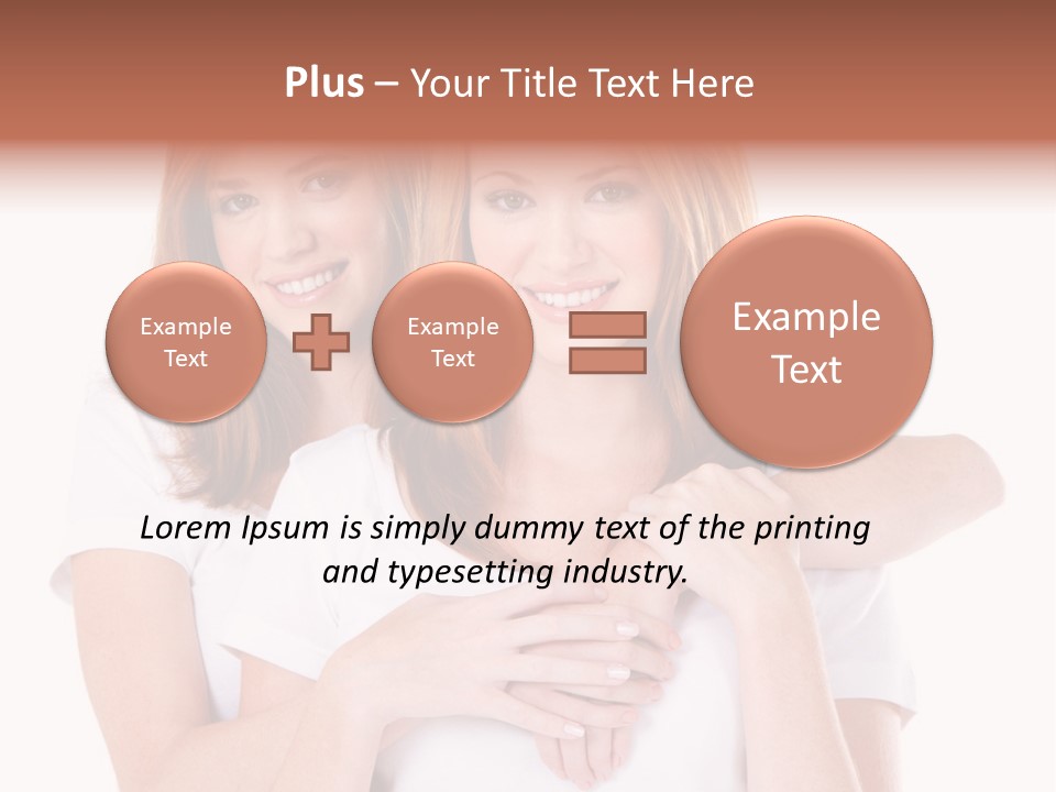Illustration Pudgy Exercise PowerPoint Template