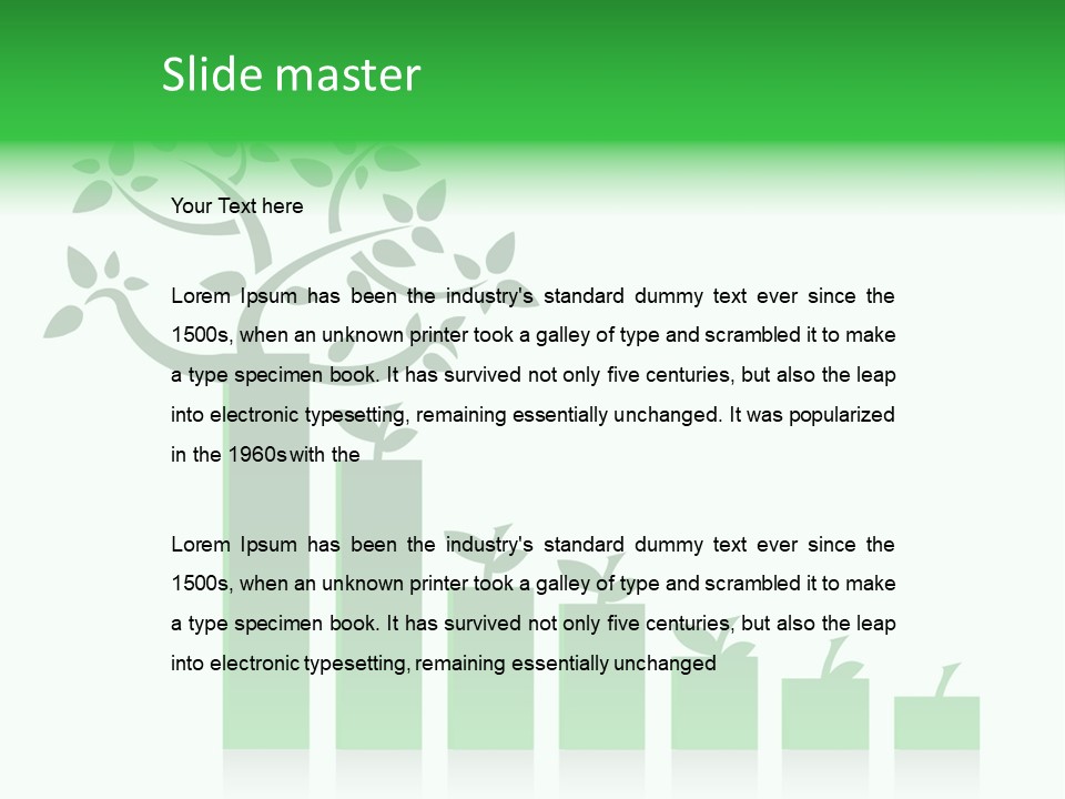 Cartoon People Exercise Young PowerPoint Template