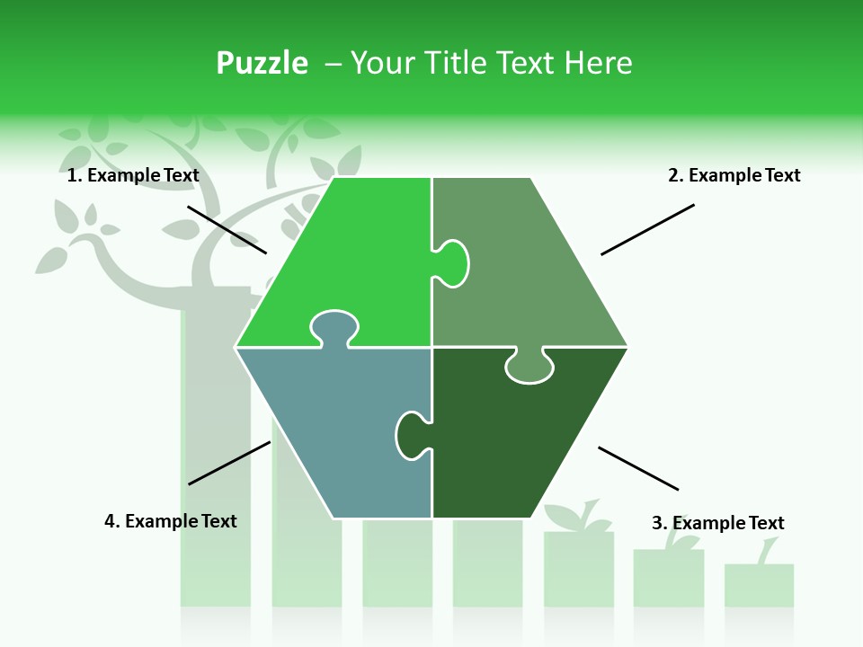 Cartoon People Exercise Young PowerPoint Template