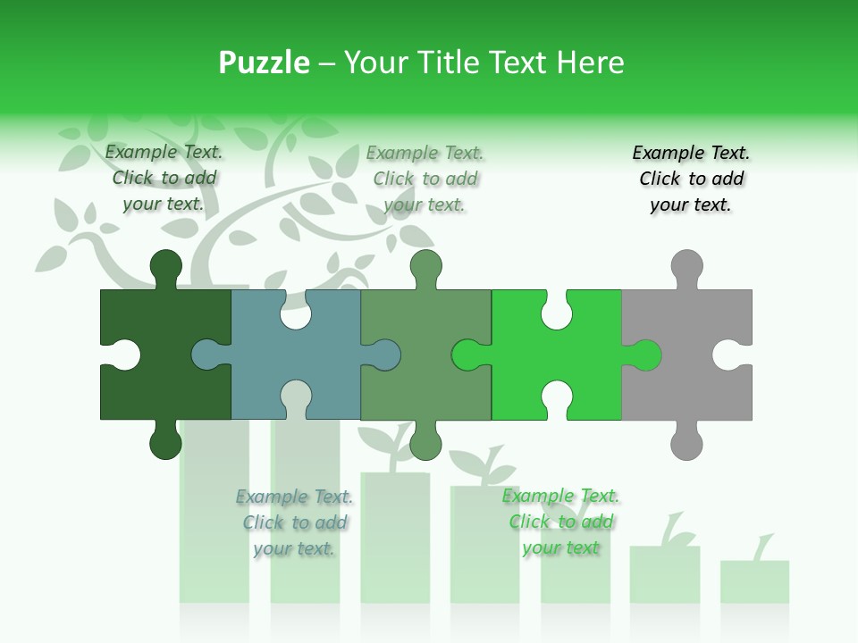 Cartoon People Exercise Young PowerPoint Template