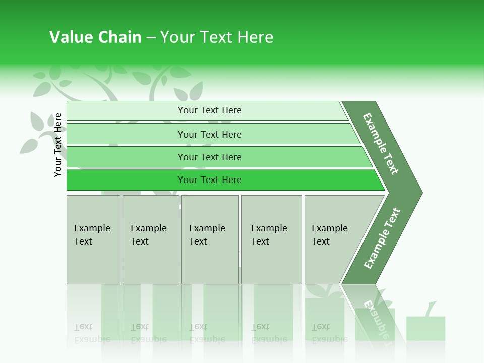 Cartoon People Exercise Young PowerPoint Template