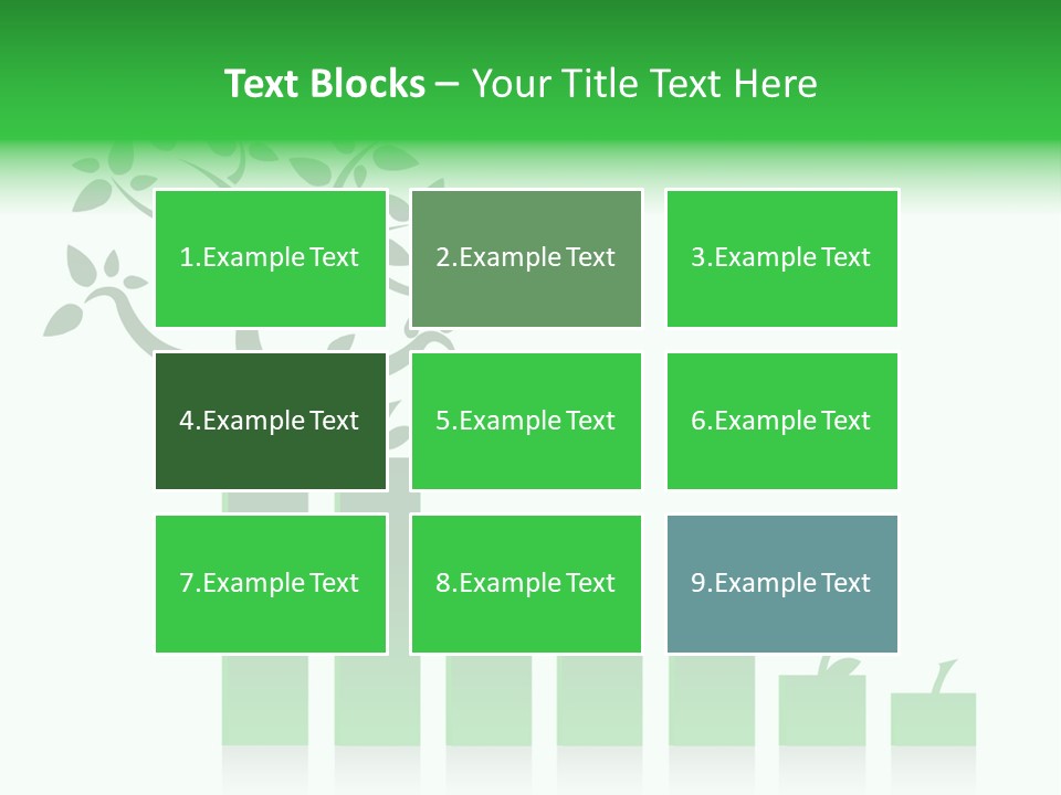 Cartoon People Exercise Young PowerPoint Template