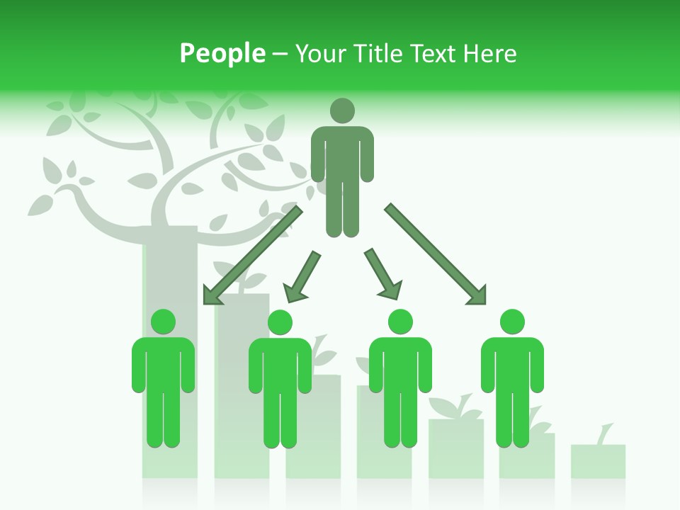 Cartoon People Exercise Young PowerPoint Template