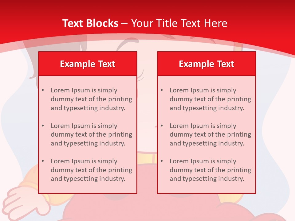 Illustration Lifestyle Clip Art PowerPoint Template