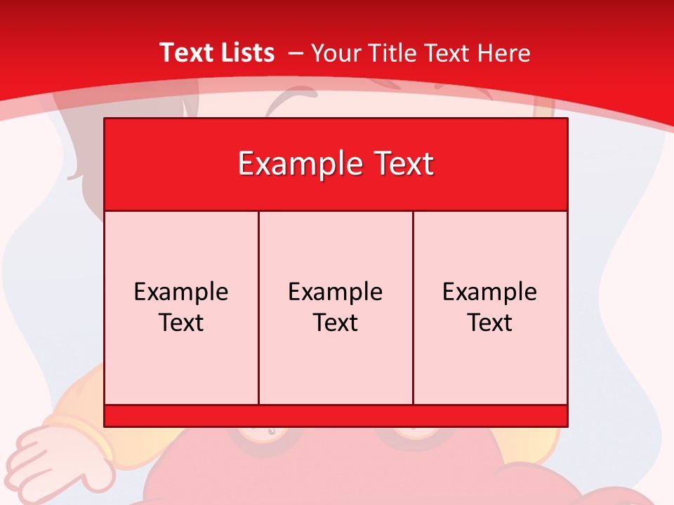 Illustration Lifestyle Clip Art PowerPoint Template