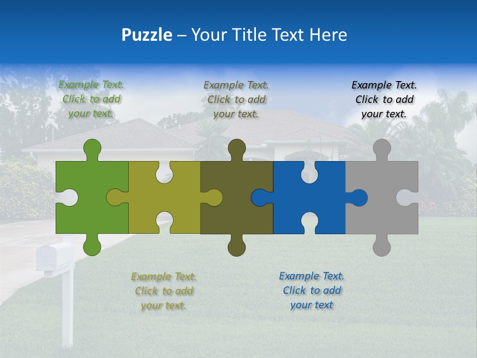 Stocky Male Pudgy PowerPoint Template