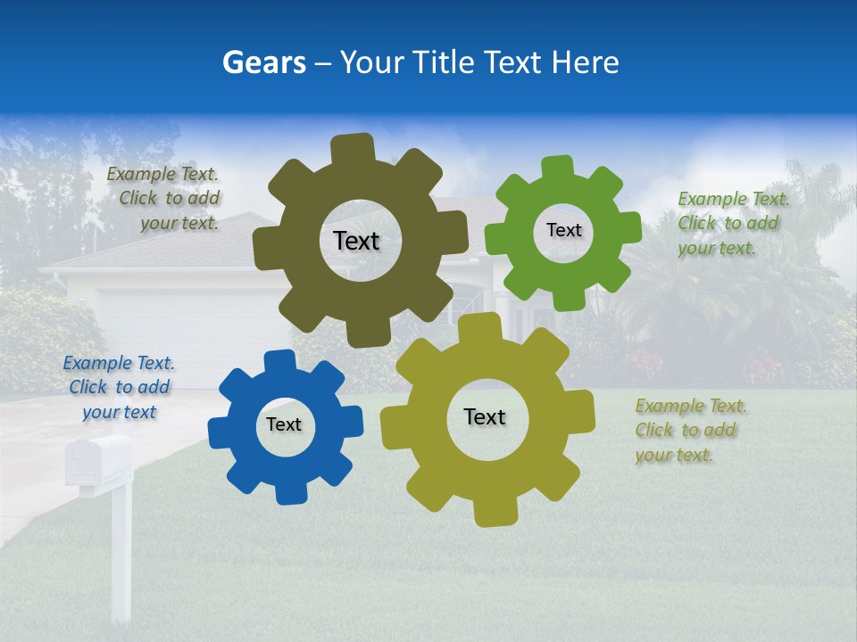 Stocky Male Pudgy PowerPoint Template