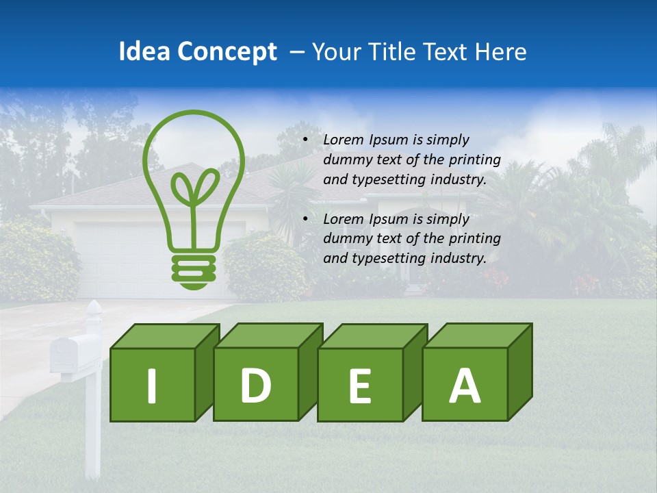 Stocky Male Pudgy PowerPoint Template