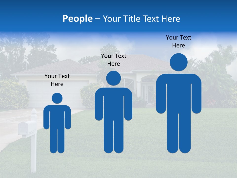 Stocky Male Pudgy PowerPoint Template