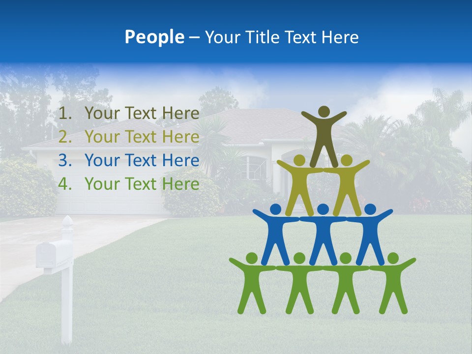 Stocky Male Pudgy PowerPoint Template