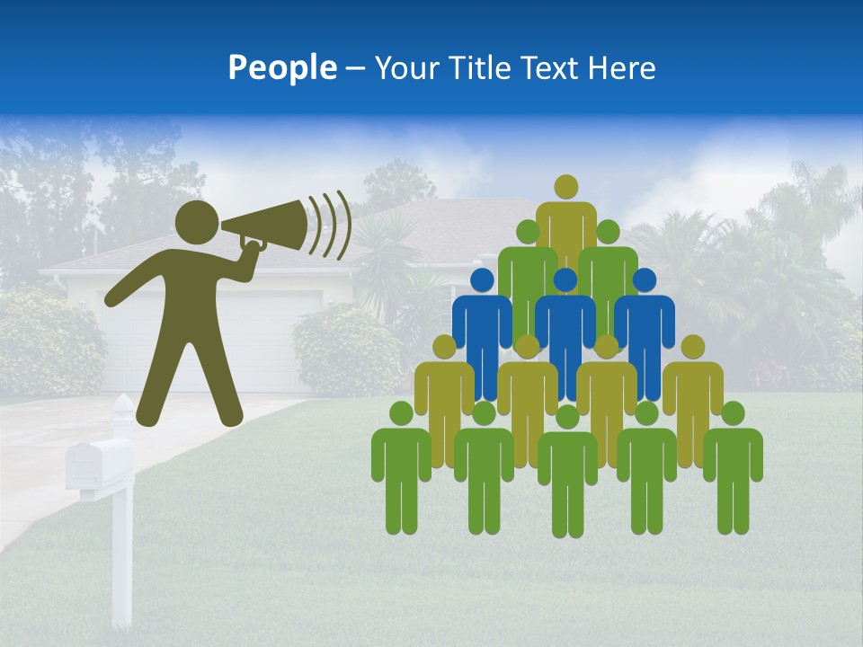 Stocky Male Pudgy PowerPoint Template